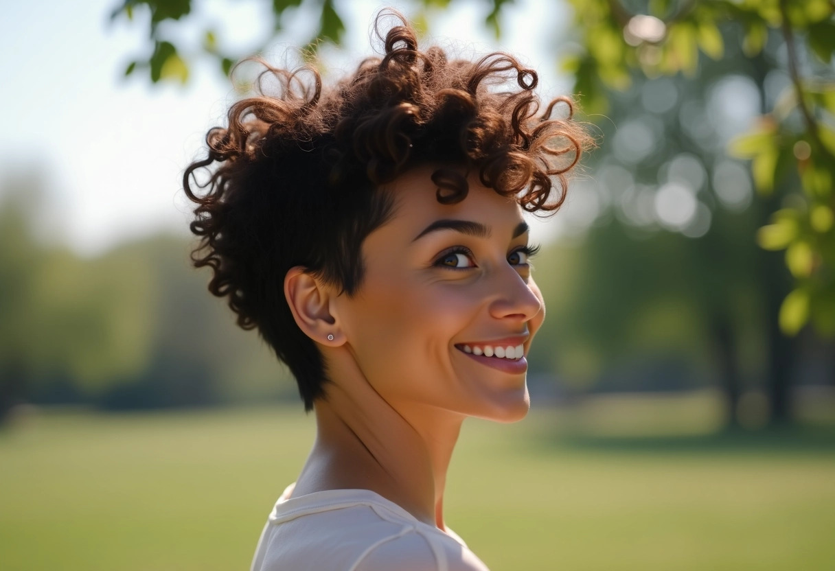 cheveux frisés